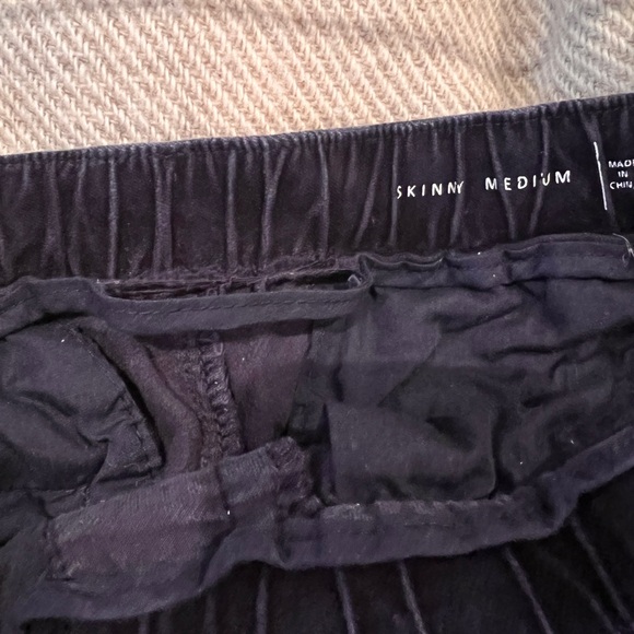 PacSun velvet joggers 32 Medium Black - Picture 7 of 8